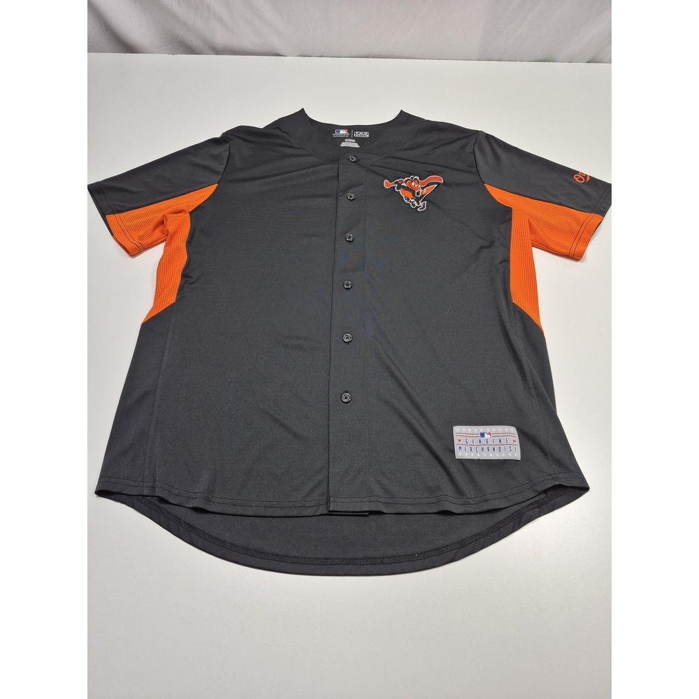 Baltimore Orioles Jersey Mens XL Gray MLB Baseball Genuine Merchandise TX3